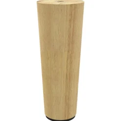 Bouwbeslag*vidaXL Meubelpoten 2 pcs Bruin Ø 44 x 100 mm Massief Eucalyptus Hout