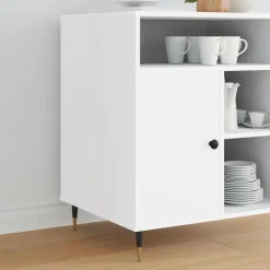 Bouwbeslag*vidaXL Meubelpoten 2 pcs Zwart en Goud Ø 40 x 98 mm IJzer
