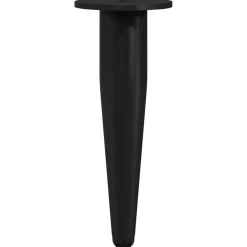 Meubelpoten 2 pcs Zwart Ø 40 x 98 mm IJzer>vidaXL Best