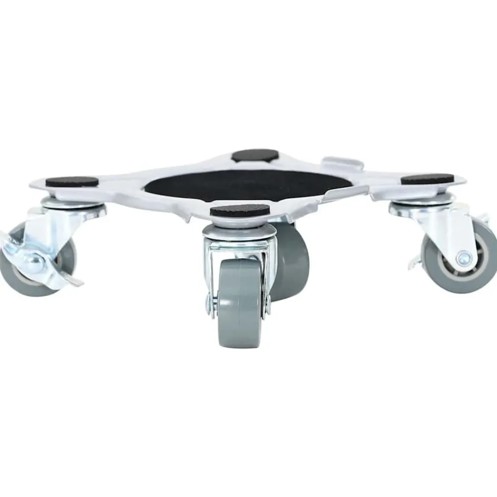 Meubelrollers 4 st met lifter 15,5x15,5x5,5 cm staal 1000 kg>vidaXL Outlet