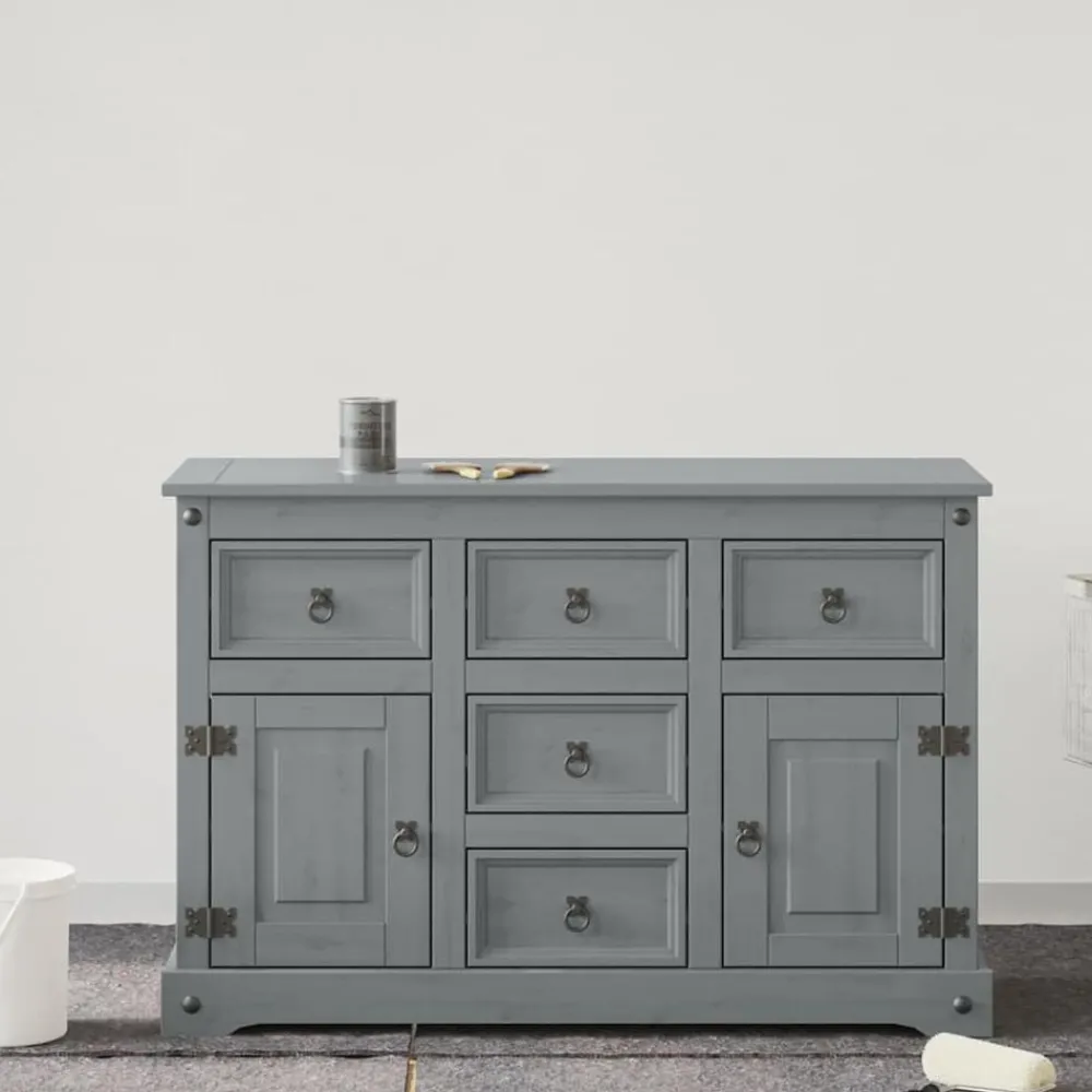 Verbruiksmaterialen Voor De Bouw*vidaXL Meubelverf Grijs 0,75 L Wandprint Steen grijs