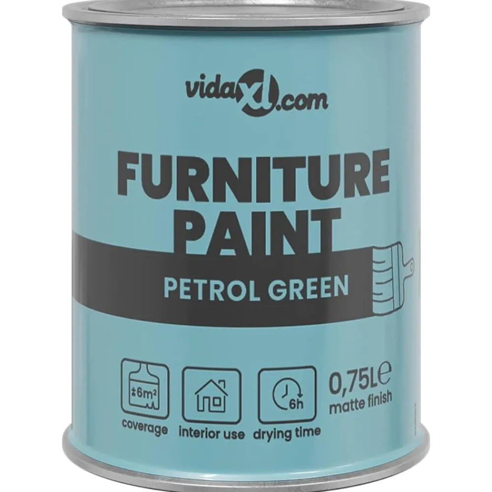 Meubelverf Groen 0,75 L Wandprint>vidaXL Clearance