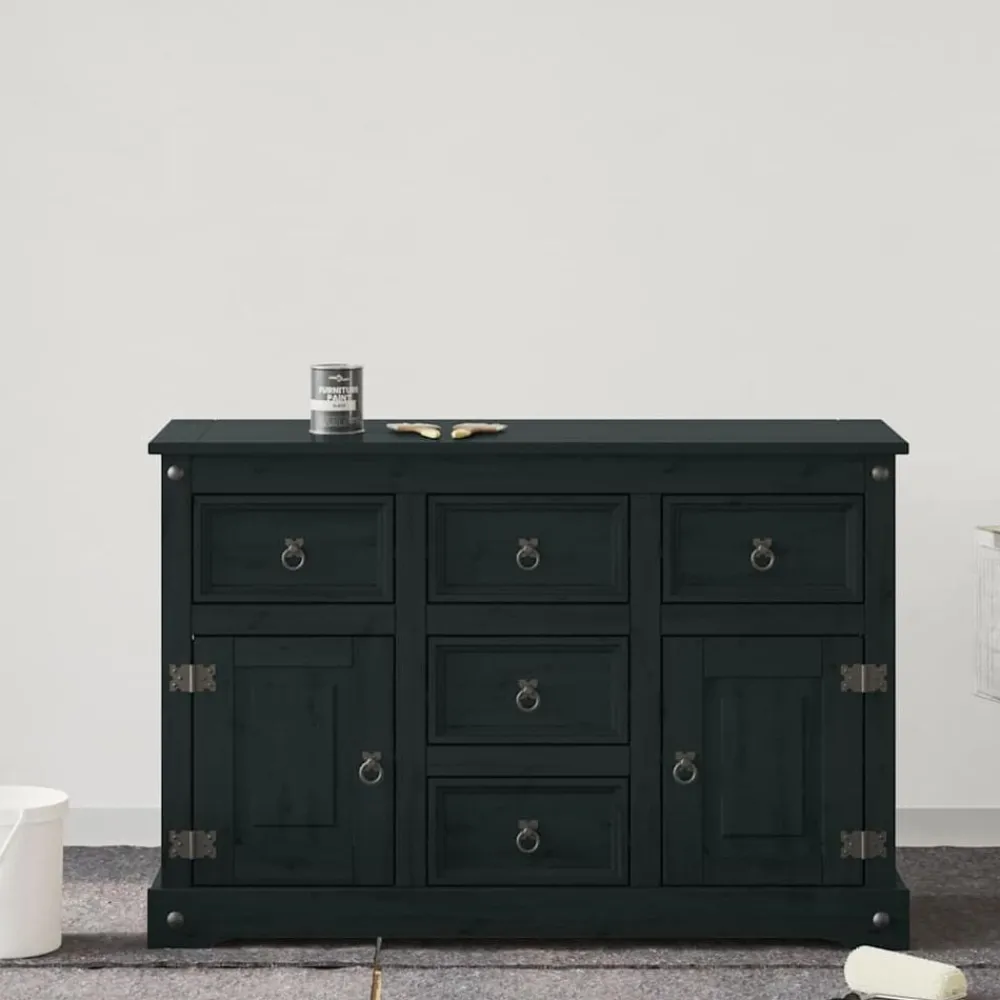 Verbruiksmaterialen Voor De Bouw*vidaXL Meubelverf 0,75 L Wandprint Zwart