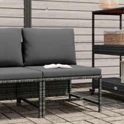 Middenbank sectioneel met kussens poly rattan>vidaXL New