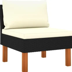 Middenbanken 3 st poly rattan en massief eucalyptushout><noscript><img width=