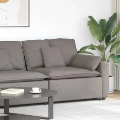 Modulaire bank Armleuning eindmodule met kussens 100 cm>vidaXL Sale