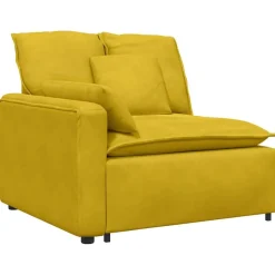 Accessoires Voor Stoelen En Banken*vidaXL Modulaire bank met kussens Geel