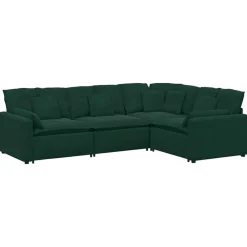 Modulaire bank met kussens fluweel>vidaXL New