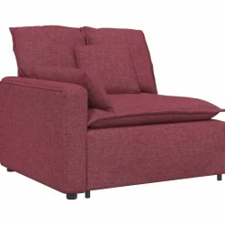 Accessoires Voor Stoelen En Banken*vidaXL Modulaire bank met kussens Wijnrood