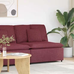 Accessoires Voor Stoelen En Banken*vidaXL Modulaire bank middenmodule met kussens 100 cm Wijnrood