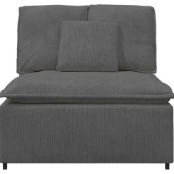 Accessoires Voor Stoelen En Banken*vidaXL Modulaire bank middenmodule met kussens 100 cm Donkergrijs