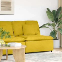 Modulaire bank middenmodule met kussens 100 cm>vidaXL Sale