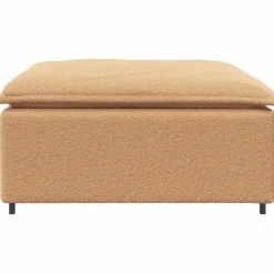 Accessoires Voor Stoelen En Banken*vidaXL Modulaire bank voetenbank module 100x100x48 cm Beige