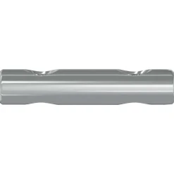 Bouwbeslag*vidaXL Moer 2 pcs Verzinkt 60 x 12 mm IJzer