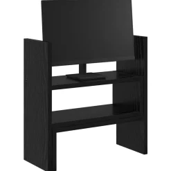 Monitor Bureau Stand 40 x 17 x 41 cm Bewerkt hout><noscript><img width=