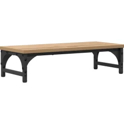 Elektronica*vidaXL Monitor Stand Artisan Eiken 55 x 23 x 14 cm Bewerkt hout artisanaal eikenkleurig