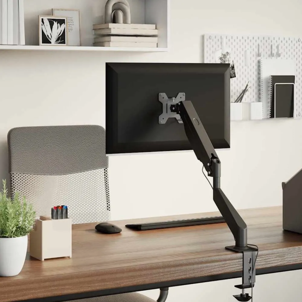 Elektronica*vidaXL Monitorbeugel 27 inch scherm gasveer 10 kg