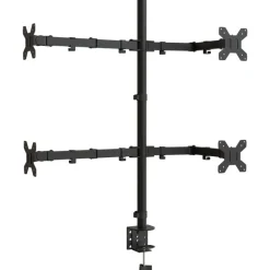 Elektronica*vidaXL Monitorbeugel VESA 75/100 mm zwart staal