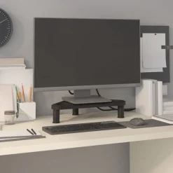 Monitorstandaard hoek 49x28x10,5 cm zwart>vidaXL New