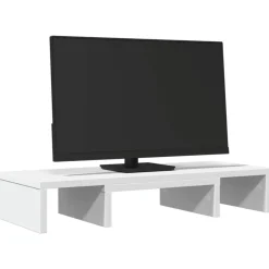 Monitorstandaard verstelbaar 60x24x10,5 cm bewerkt hout><noscript><img width=