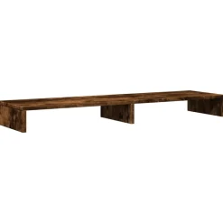 Monitorstandaard 100x27x10 cm bewerkt hout kleurig>vidaXL Online