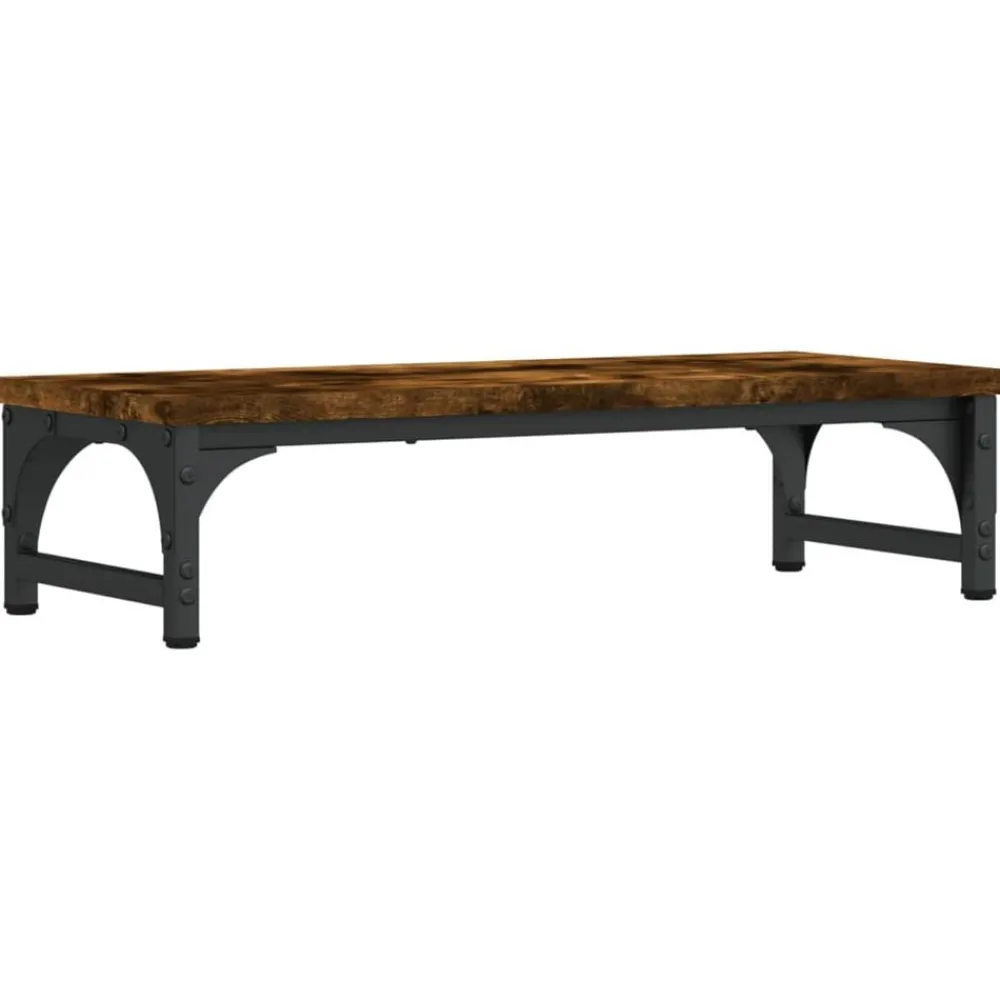 Monitorstandaard 55x23x14 cm bewerkt hout kleurig>vidaXL Clearance