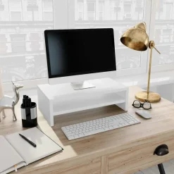 Monitorstandaard 42x24x13 cm bewerkt hout>vidaXL Hot