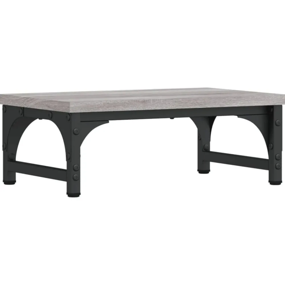 Monitorstandaard 37x23x14 cm bewerkt hout eiken>vidaXL Online