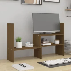 Monitorstandaard (39-72)x17x43 cm grenenhout>vidaXL Sale