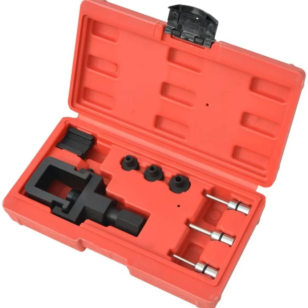 Motorfiets kettingpons- en klink set 8-delig>vidaXL Online