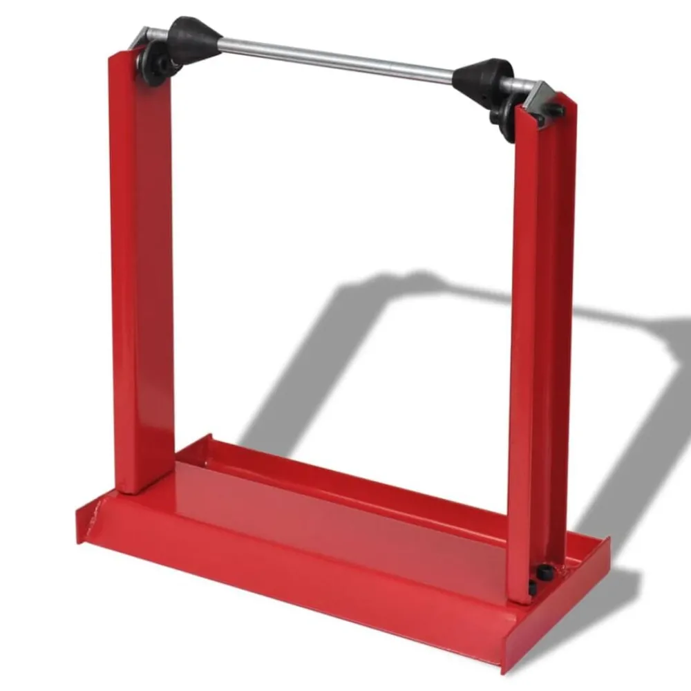 Garageuitrusting & Gereedschap*vidaXL Motorfiets wiel balanceerder rood