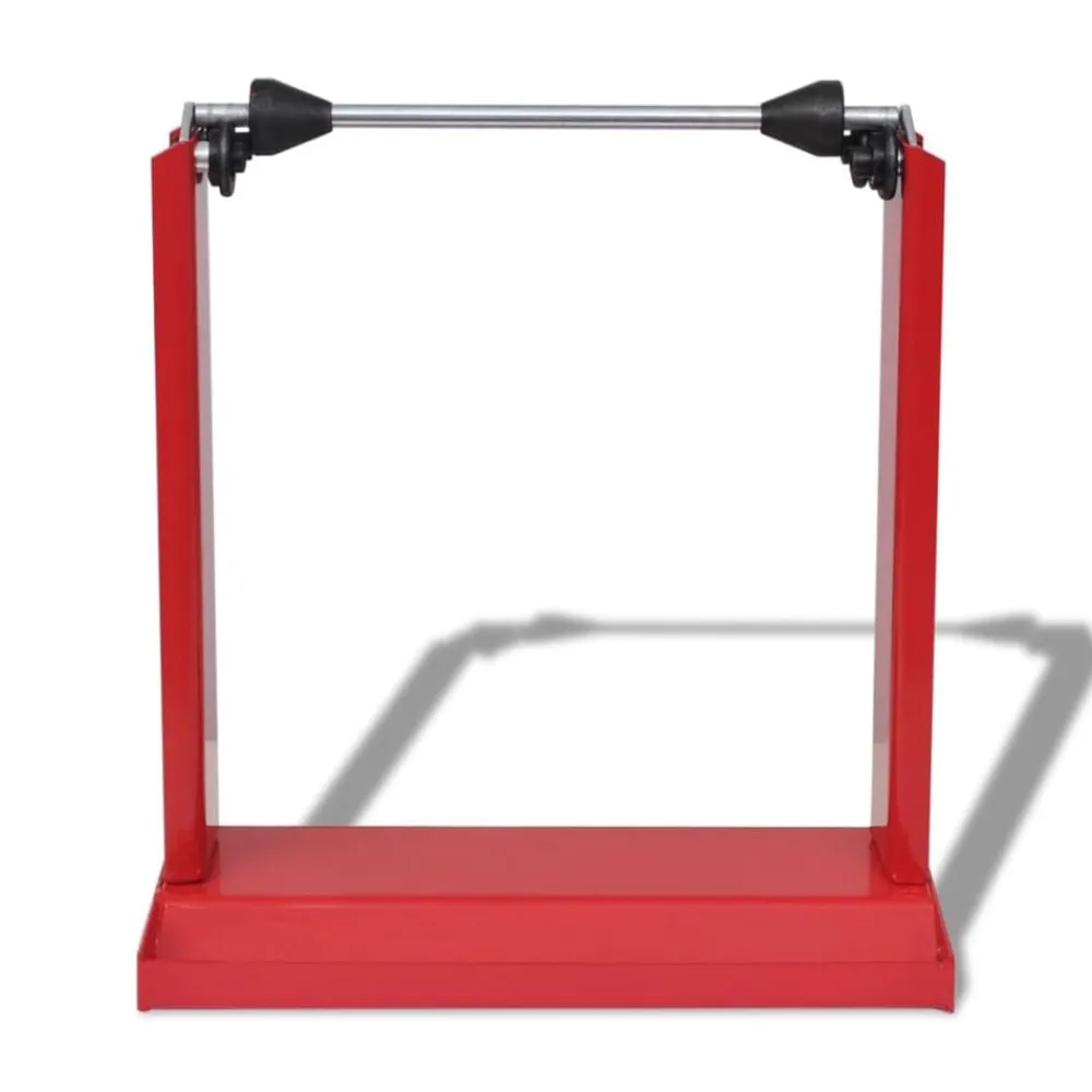 Garageuitrusting & Gereedschap*vidaXL Motorfiets wiel balanceerder rood