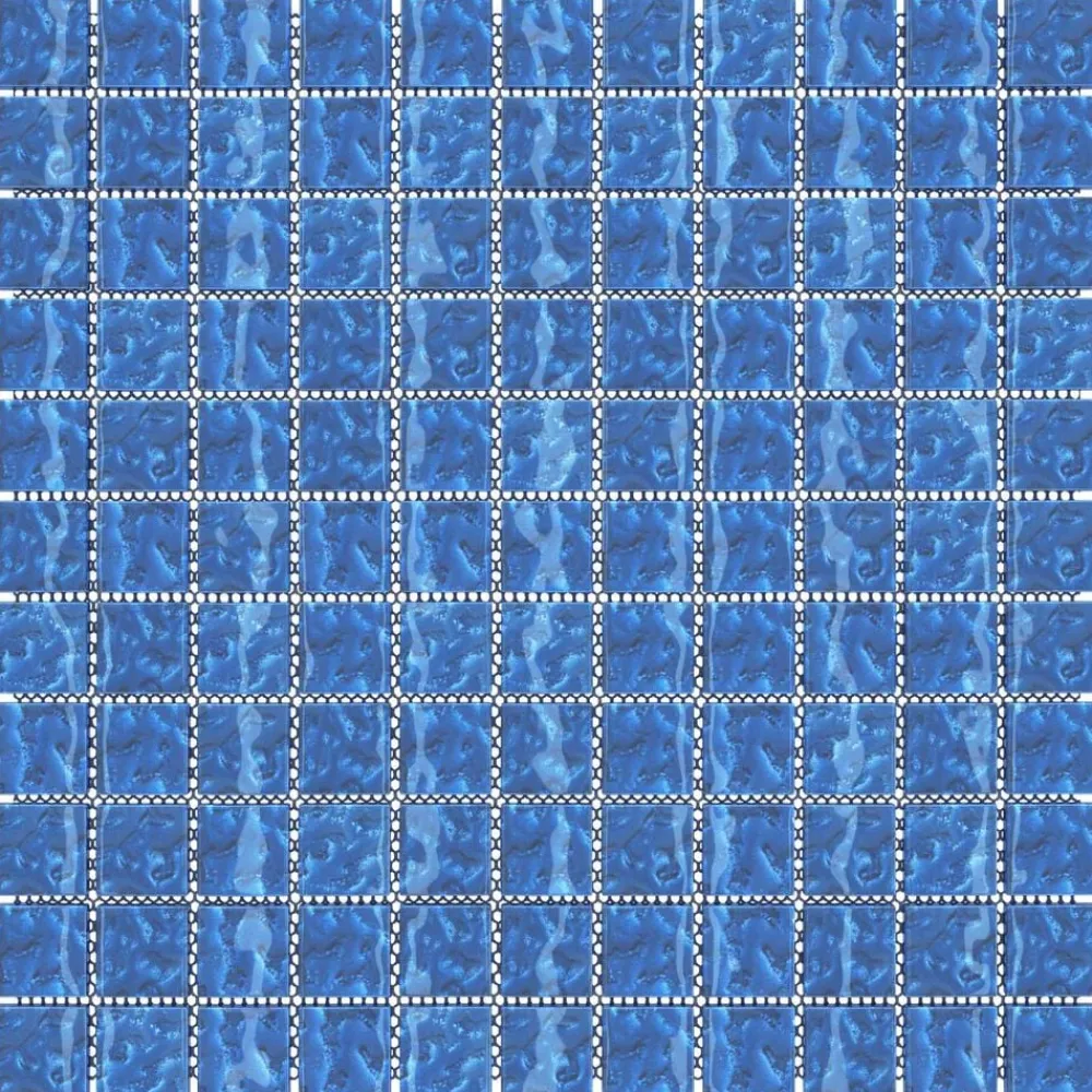 Bouwmaterialen*vidaXL Mozaïek Tegel 11 pcs 50 x 50 cm Glas Blauw