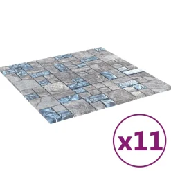Mozaïek Tegel 11 pcs 50 x 50 cm Glas>vidaXL