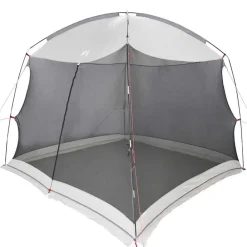 Buitensport*vidaXL Muskietentent 320 x 320 x 218 cm Polyester en Glasvezel Grijs