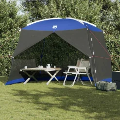 Muskietentent met dak Azure Blauw 320 x 320 x 218 cm>vidaXL Hot