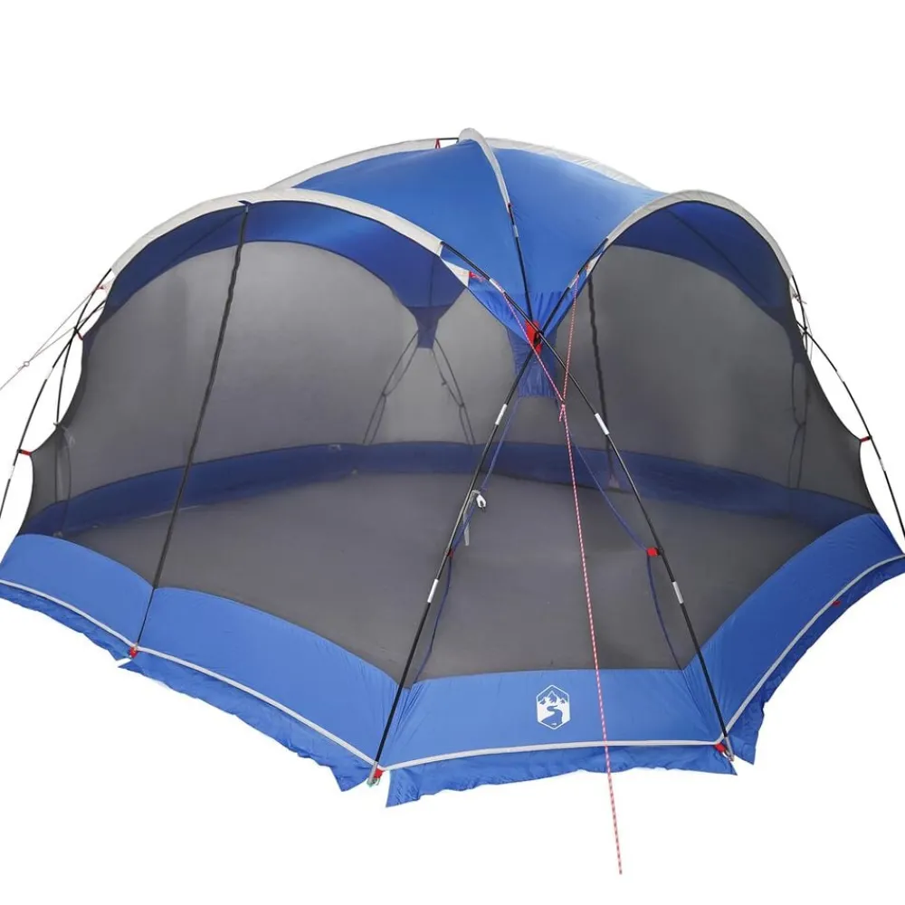 Buitensport*vidaXL Muskietentent met dak Azure Blauw 434 x 434 x 230 cm azuurblauw