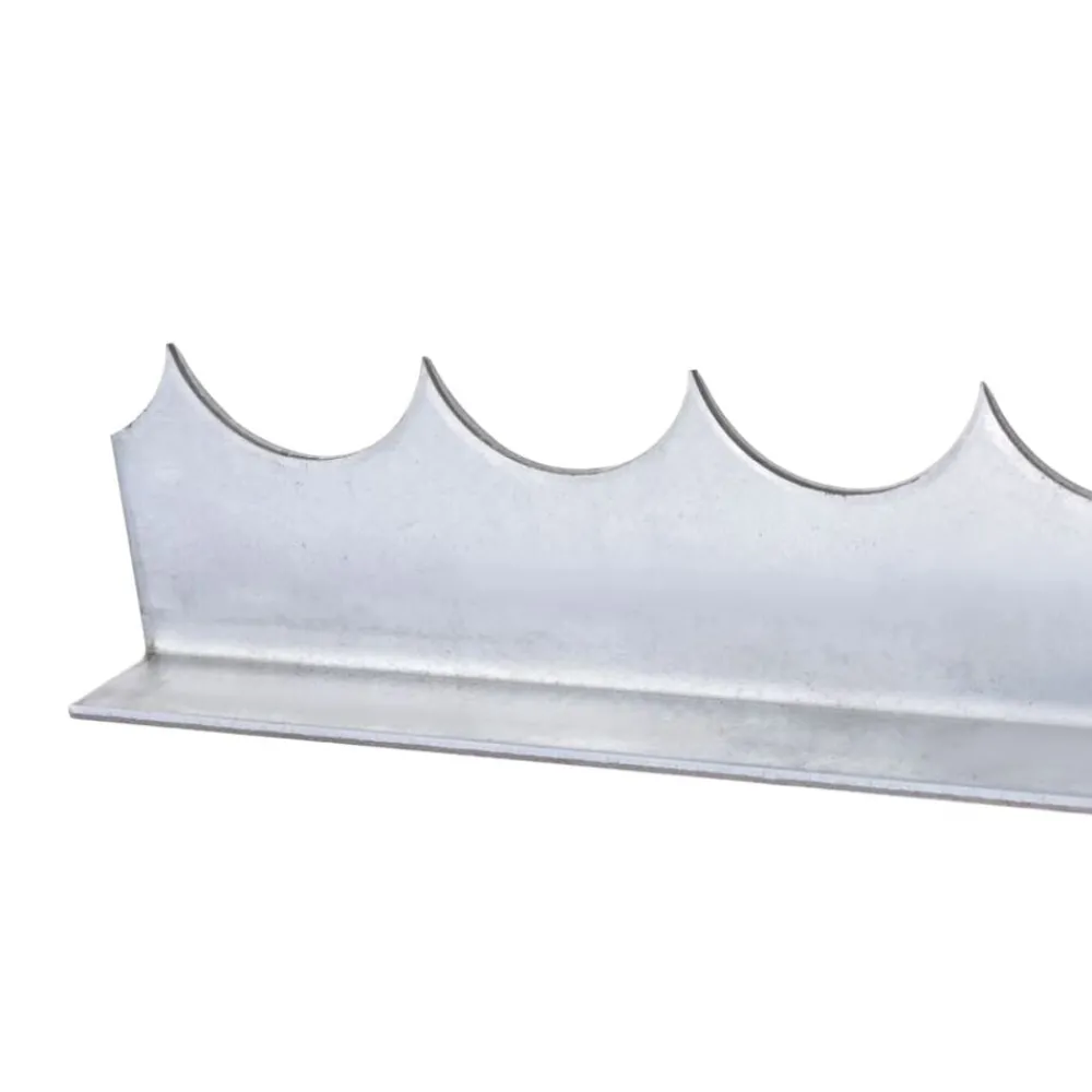 Muurspikes 4 st 1 m gegalvaniseerd staal>vidaXL Clearance