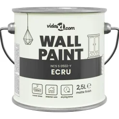 Muurverf Bruin 2,5 L Wandprint>vidaXL Online