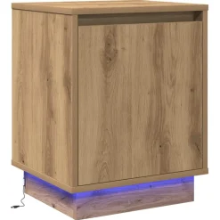 Nachtkastje Artisan Eiken 39 x 34,5 x 50 cm Bewerkt hout>vidaXL Best