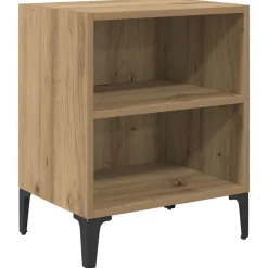 Nachtkastje Artisan Eiken 40 x 30 x 50 cm Bewerkt hout>vidaXL Hot