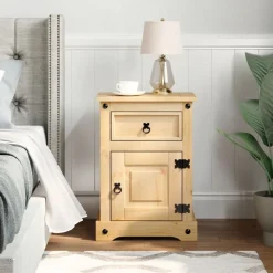 Nachtkastje Corona 45x35x64 cm massief grenenhout><noscript><img width=