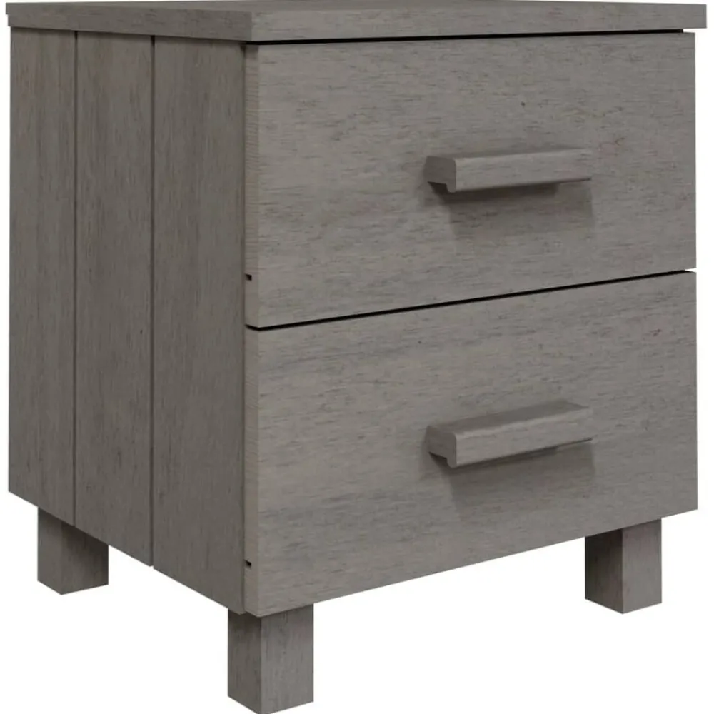 Nachtkastje HAMAR 40x35x44,5 cm massief grenenhout>vidaXL Online