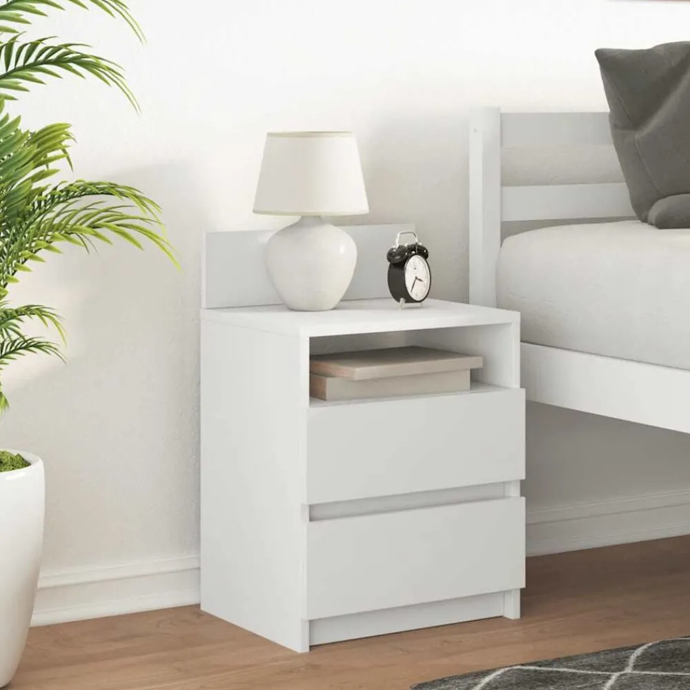 Nachtkastje met 2 lades 40x33x60 cm>vidaXL Discount