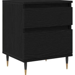 Nachtkastje met lade 40 x 35 x 50 cm Bewerkt hout>vidaXL Hot