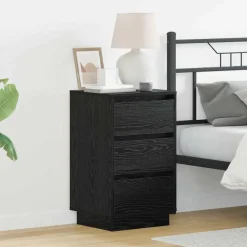 Nachtkastje met lade 39 x 34,5 x 65 cm Bewerkt hout>vidaXL Clearance