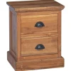 Nachtkastje met lade Naturel 40 x 30 x 50 cm Massief Teakhout>vidaXL Discount