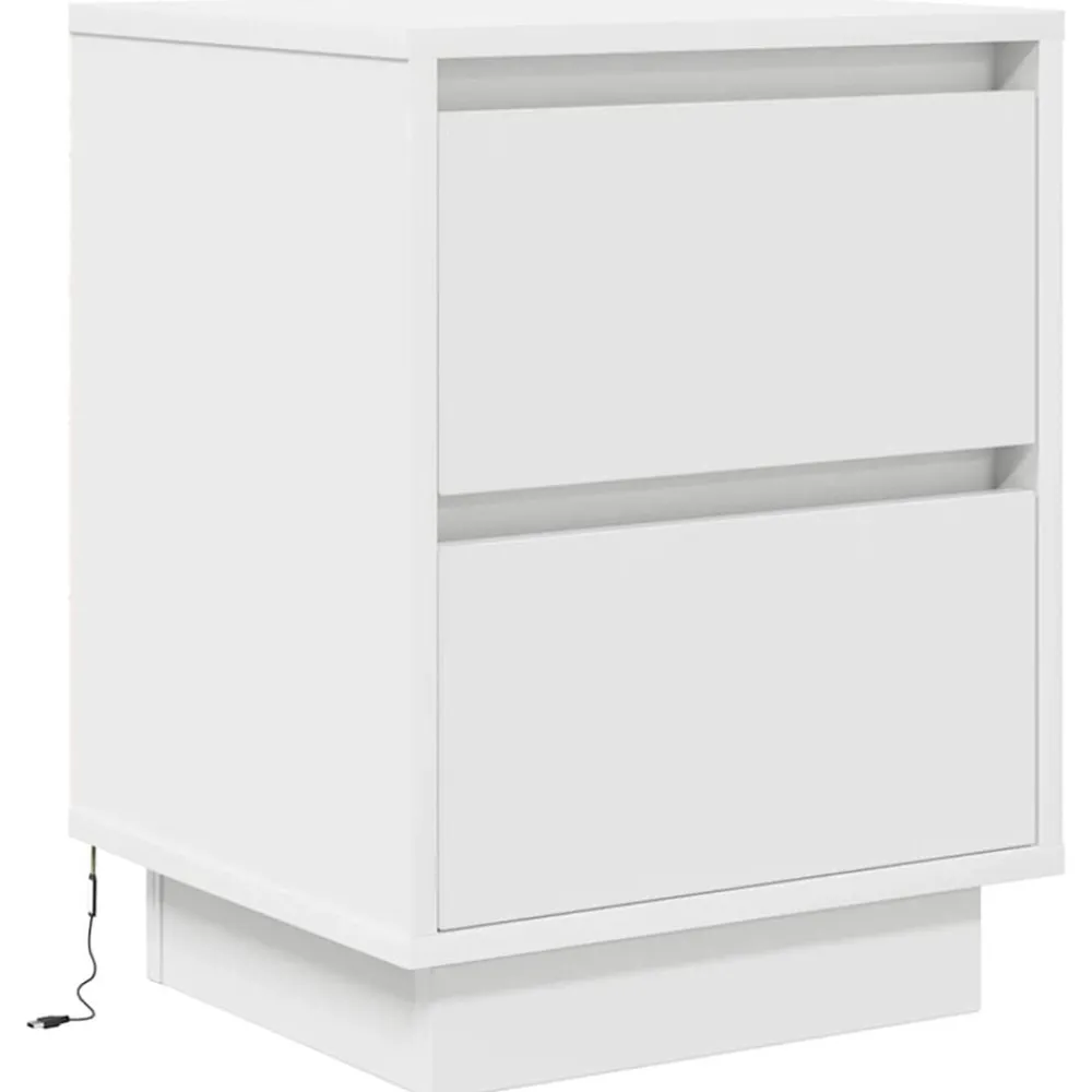 Nachtkastje met LED-verlichting 38x34x50 cm>vidaXL Online