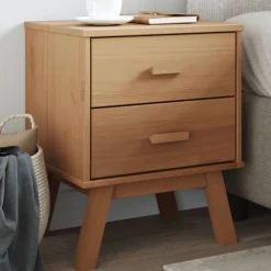 Nachtkastje OLDEN massief grenenhout>vidaXL Discount