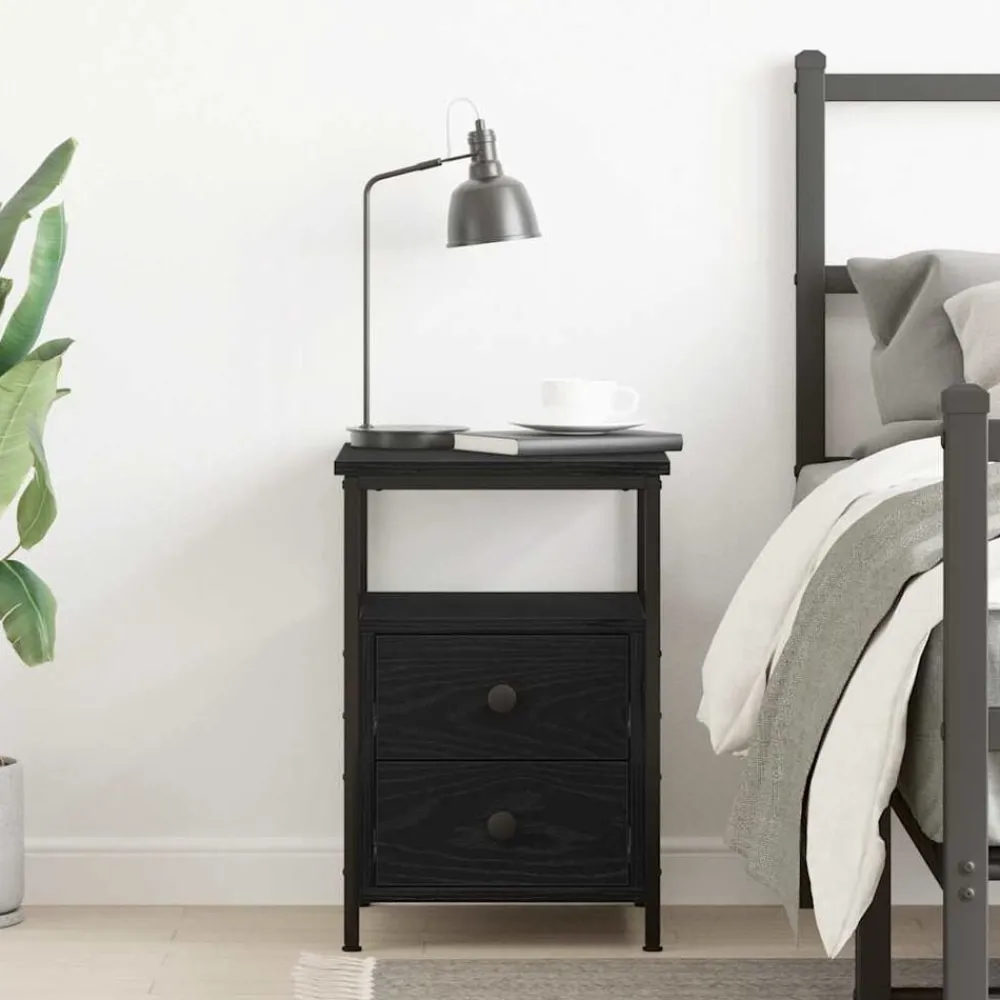 Nachtkastje 34x35,5x50 cm bewerkt hout kleur>vidaXL Discount